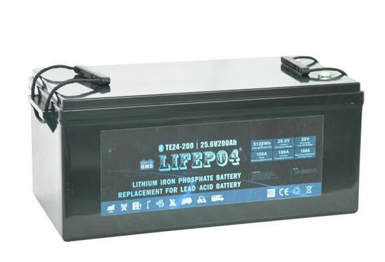 24V 120AH Portable Lifepo4 Battery ABS Li Fe Phosphate Battery