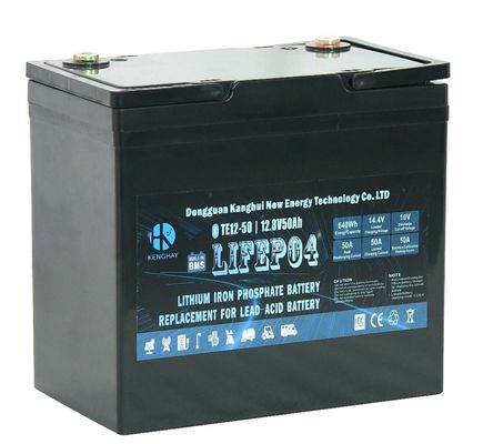 25.5kg Lifepo4 UPS Battery Voltage 12V Max Charge Current 50A 500Ah
